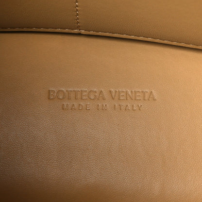 Nappa Intrecciato Medium Andiamo Shoulder Bag Dark Praline