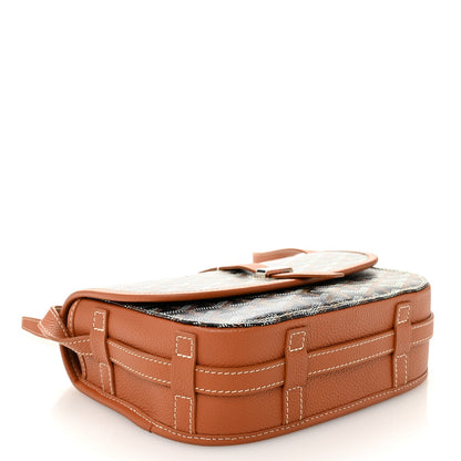 Goyardine Belvedere II PM Messenger Bag Black Gold