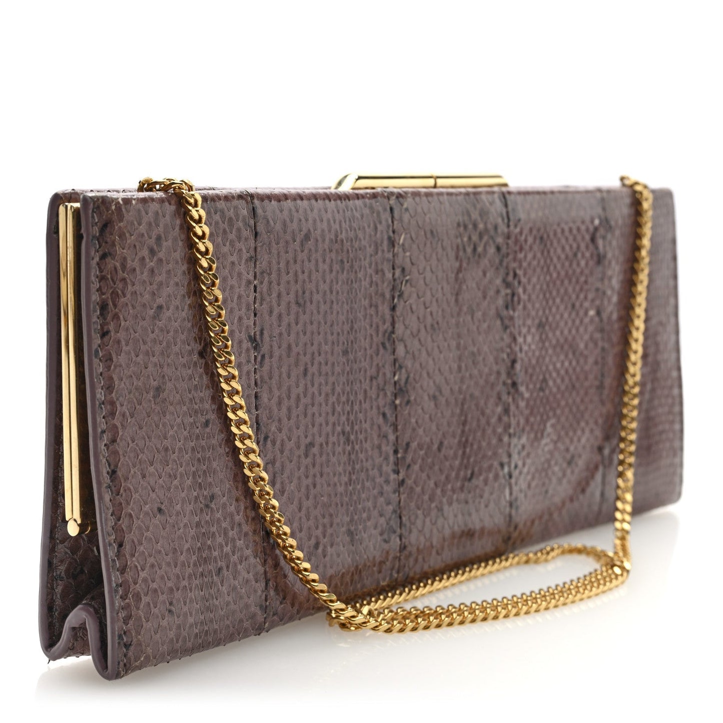 Lacquer Ayers Midnight Clutch  Rose Brown