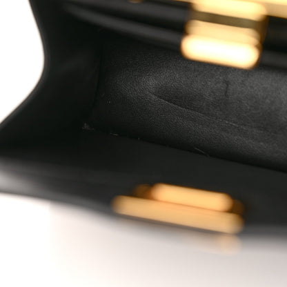 Shiny Nappa Petite Peekaboo I SEE U Satchel Black