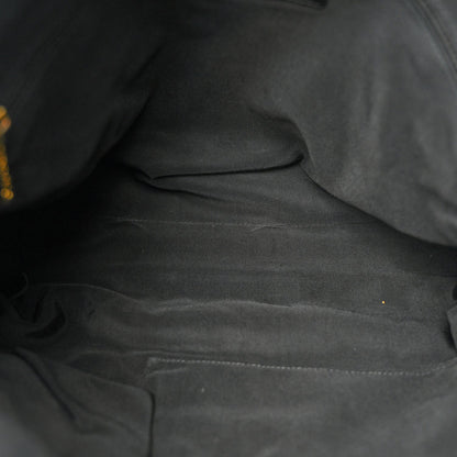 Calfskin Quilted Large Chain Me Hobo Black