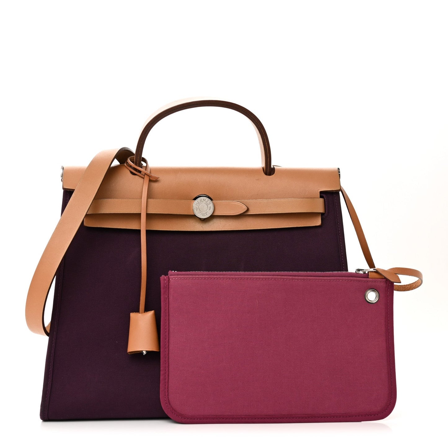 Toile Vache Hunter Herbag Zip 31 PM Cassis Fauve