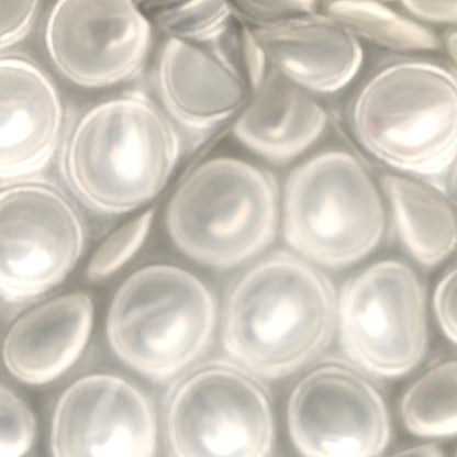 Metallic Fabric Bubble Wrap The Mini Pouch Silver