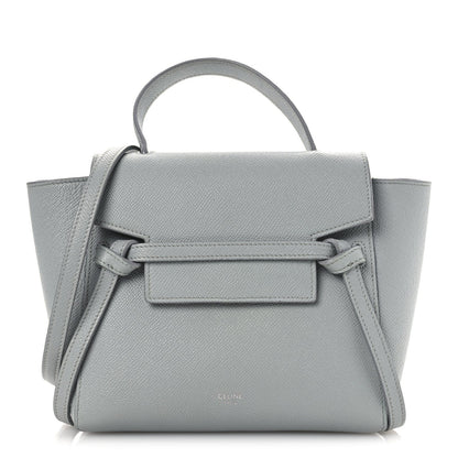 Grained Calfskin Nano Belt Bag Mineral