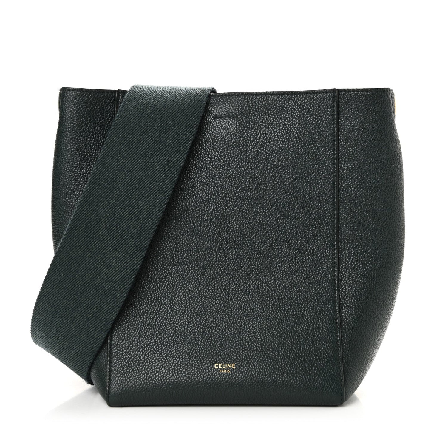 Soft Grained Calfskin Small Sangle Bucket Bag Amazone