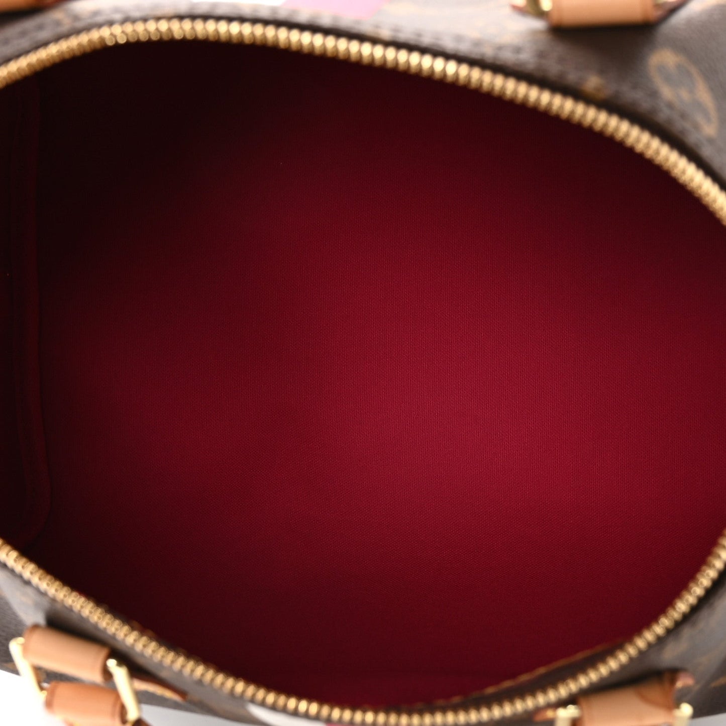 Monogram My LV Heritage Speedy Bandouliere 30 Fuchsia White