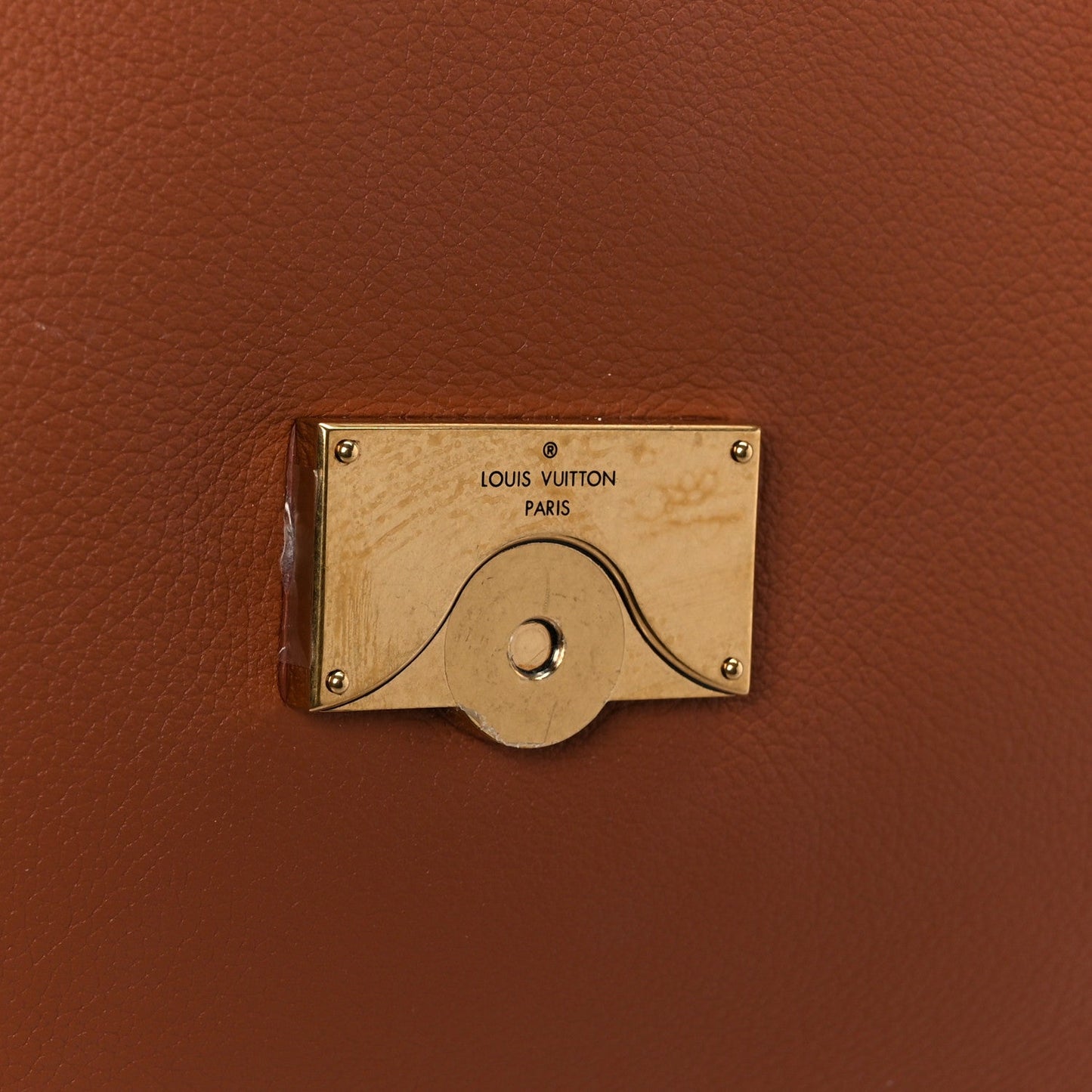 Grained Calfskin Low Key Messenger Cognac
