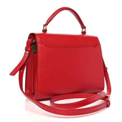 Grain de Poudre Mini Classic Monogram Cassandra Top Handle Red