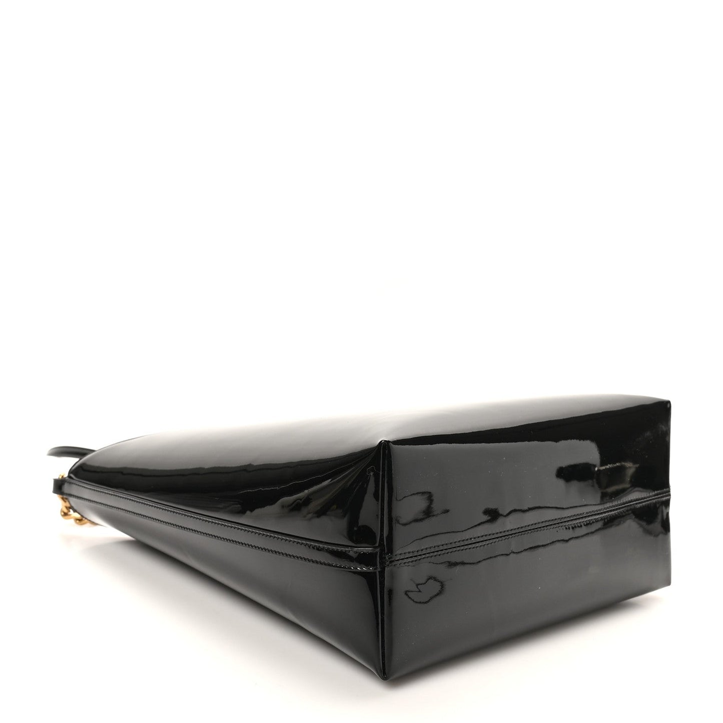 Patent Calfskin Rendez-Vous Hobo Black
