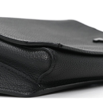 Grained Calfskin Aerogram Takeoff Sling Black
