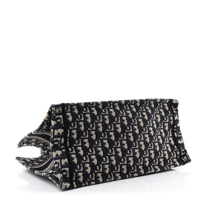 Oblique Medium Book Tote Blue Multicolor