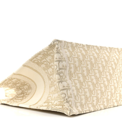 Oblique Medium Book Tote Gold Multicolor