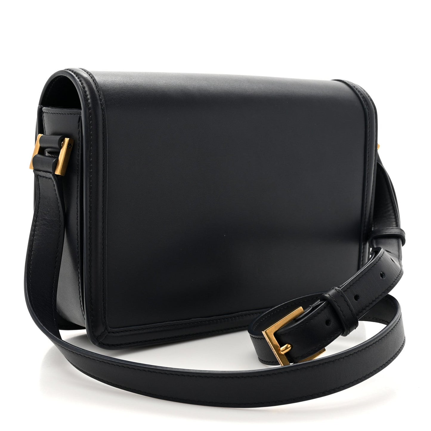 Box Calfskin Monogram Medium Solferino Satchel Deep Marine