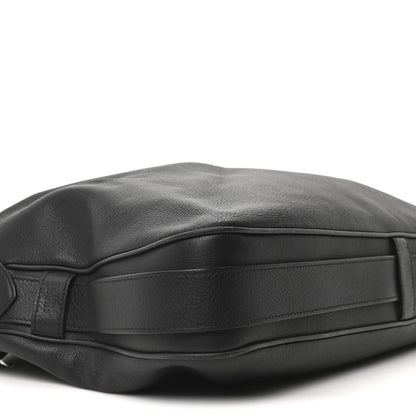 Supple Calfskin Weekend Romy Shoulder Bag Black