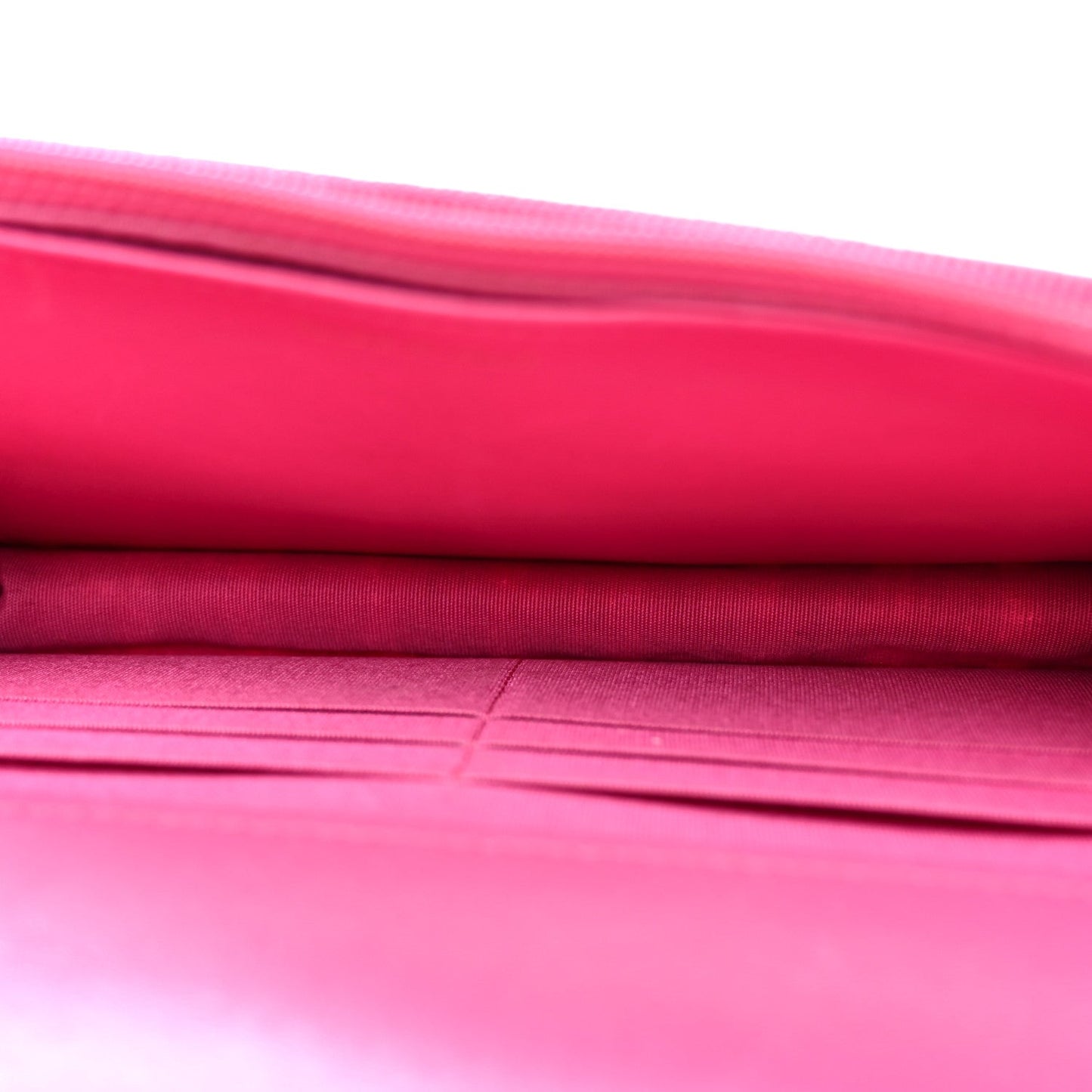 Wool Tweed Lambskin Quilted Chanel 19 Wallet On Chain WOC Fuchsia