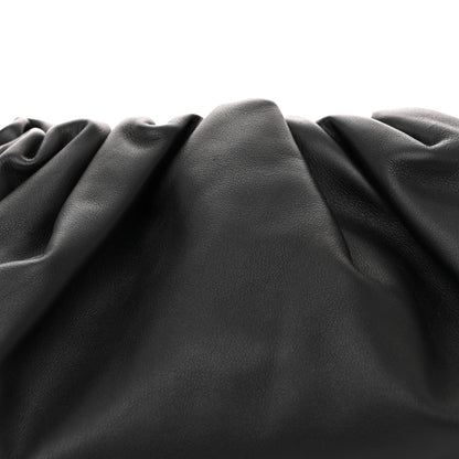 Smooth Butter Calf The Pouch Oversized Clutch Black