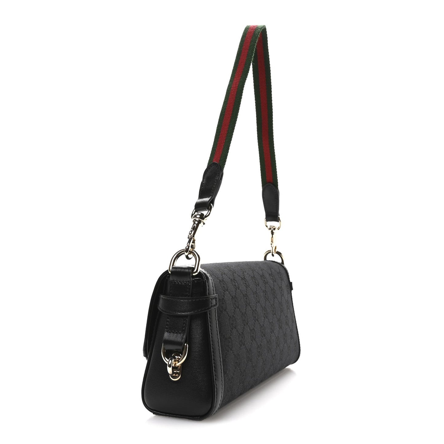 GG Monogram Small Luce Shoulder Bag Black
