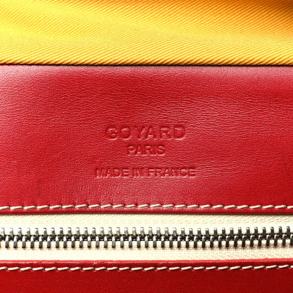Goyardine Ambassade MM Briefcase Red