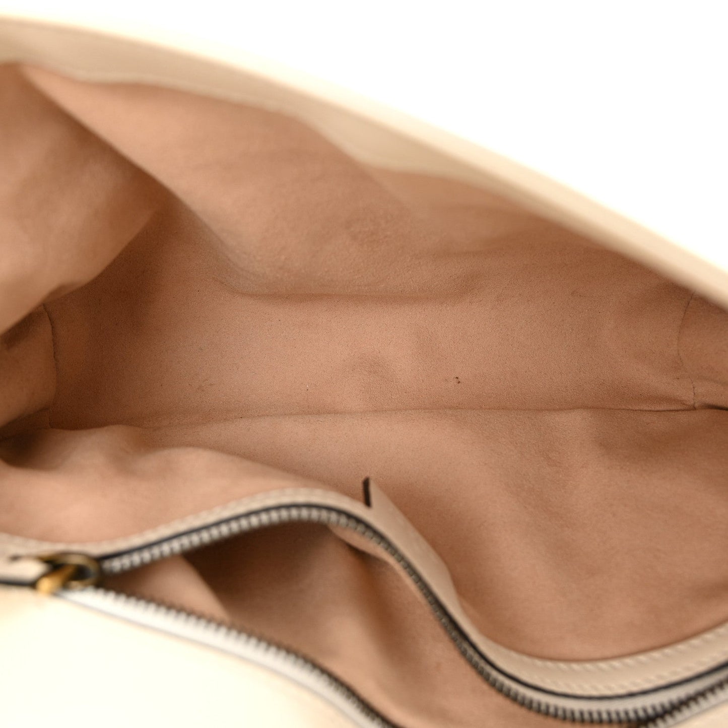 Calfskin Matelasse Small GG Marmont Shoulder Bag White