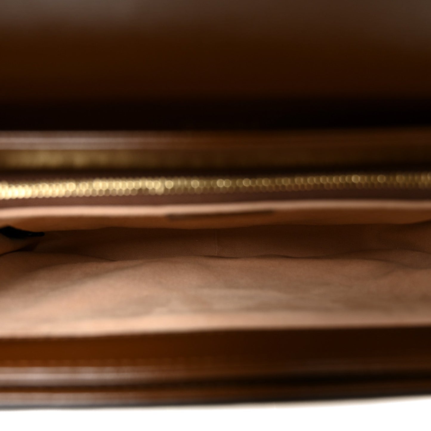GG Supreme Monogram Horsebit 1955 Shoulder Bag Beige Brown Sugar
