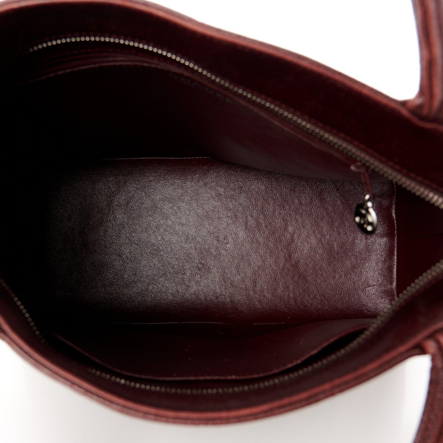 Caviar Quilted Medallion Tote Bordeaux