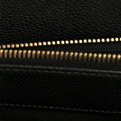 Caviar Quilted CC Timeless Soft Tote Black