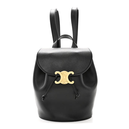 Triomphe Calfskin Bonnie Backpack Black