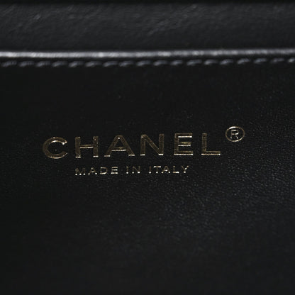 Caviar Quilted Mini Coco First Flap Black
