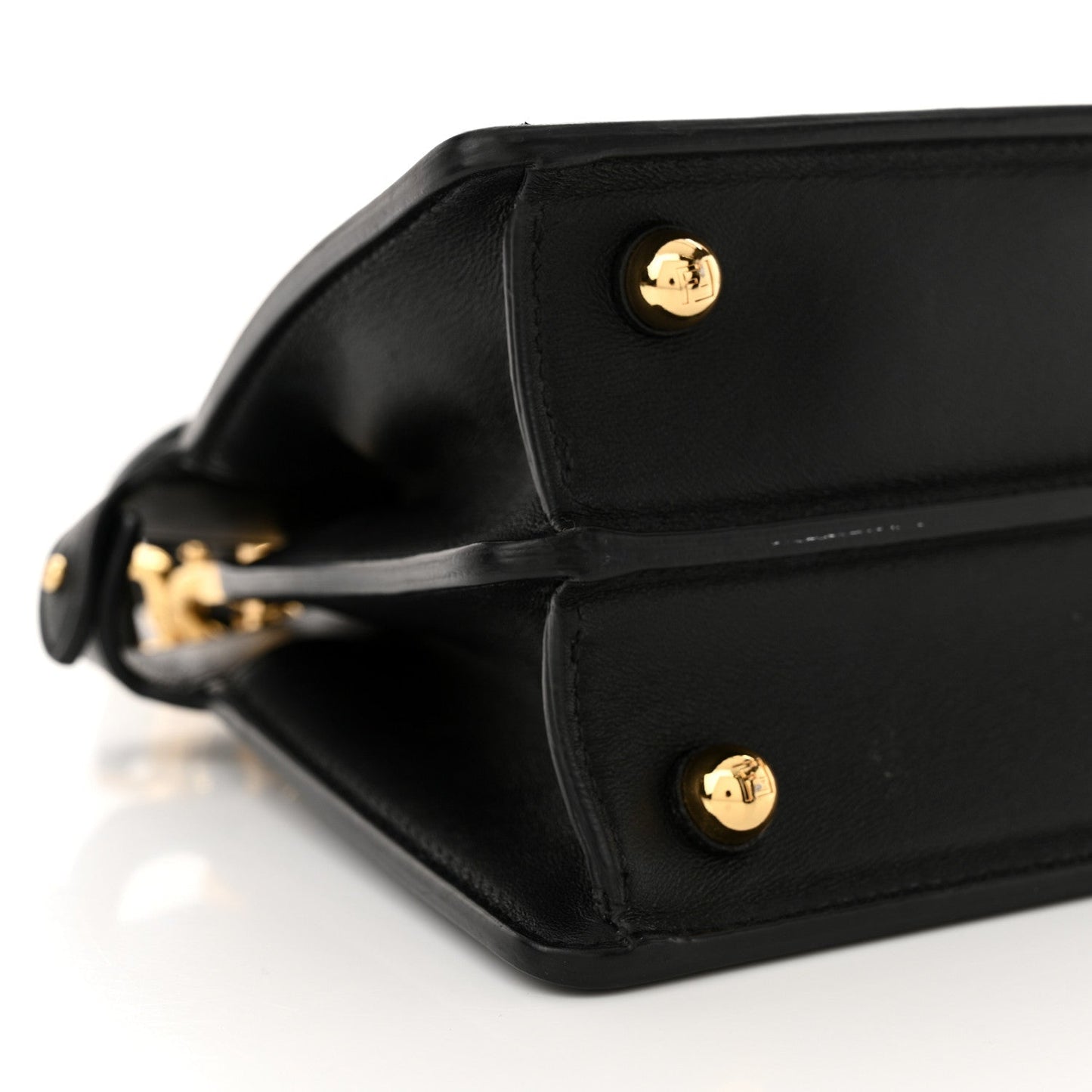 Shiny Nappa Petite Peekaboo I SEE U Satchel Black