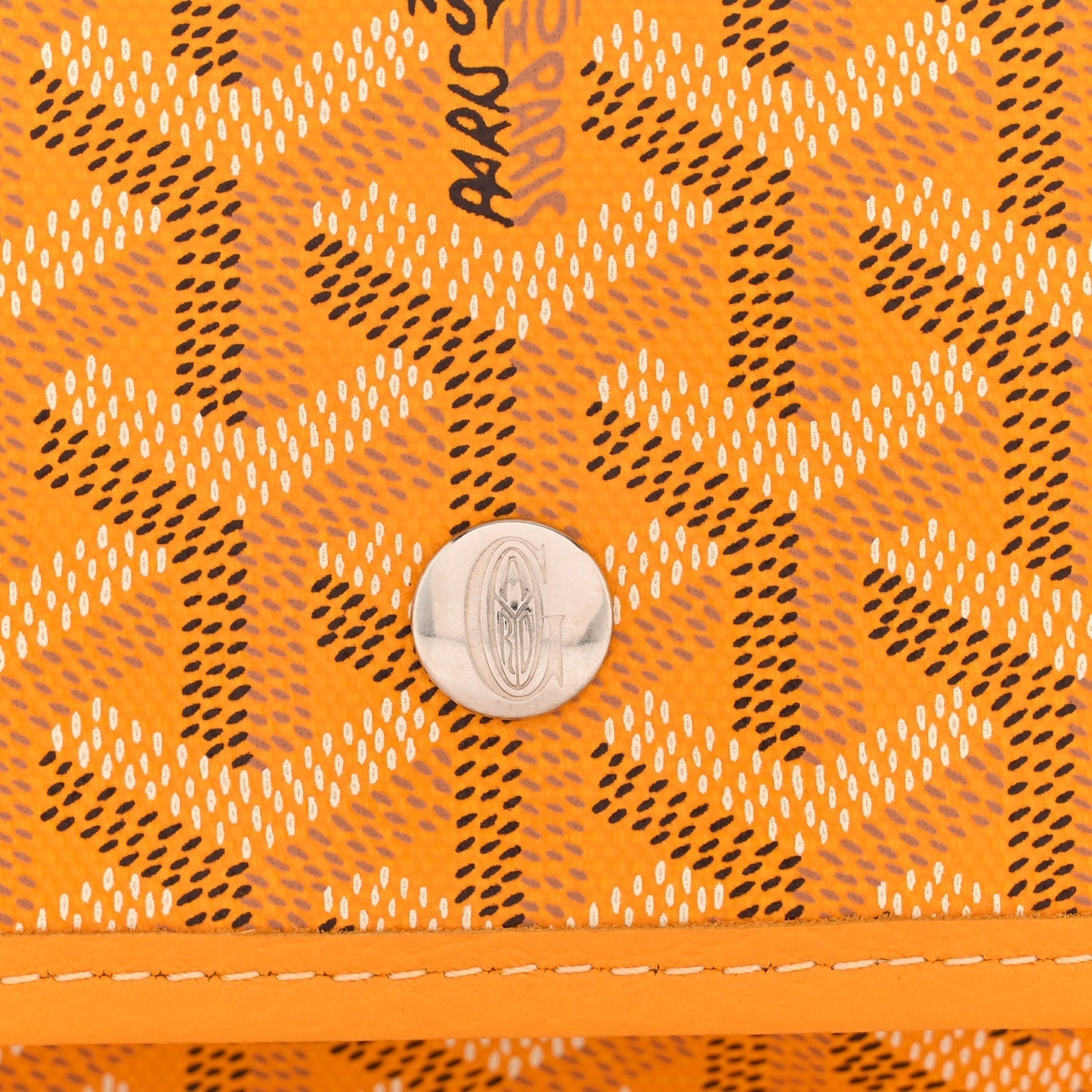Goyardine Plumet Wallet Clutch Yellow