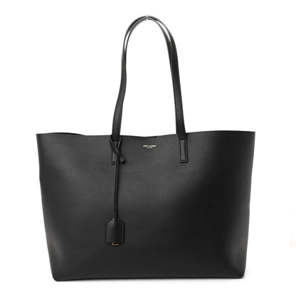Calfskin Large Shopping Tote Black