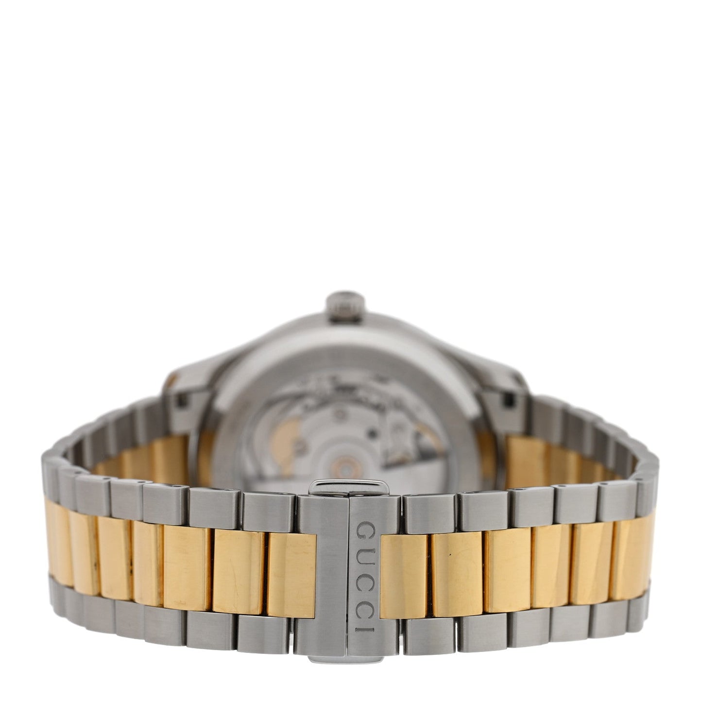 Stainless Steel 38mm G-Timeless Two Tone Bee Automatic Watch Silver