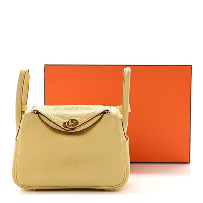 Taurillon Clemence Verso Mini Lindy 20 Jaune Poussin Craie