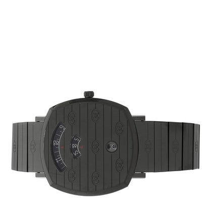 PVD Stainless Steel 38mm Grip Quartz Watch Black