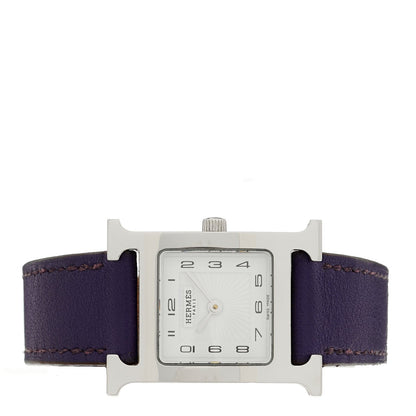 Stainless Steel Swift 21mm Heure H Hour Quartz Watch Iris