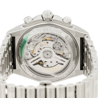 Stainless Steel 42mm Bentley Edition Chronomat Automatic Watch Green AB0134