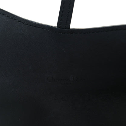 Ultra Matte Calfskin Saddle Chain Wallet Pouch Black