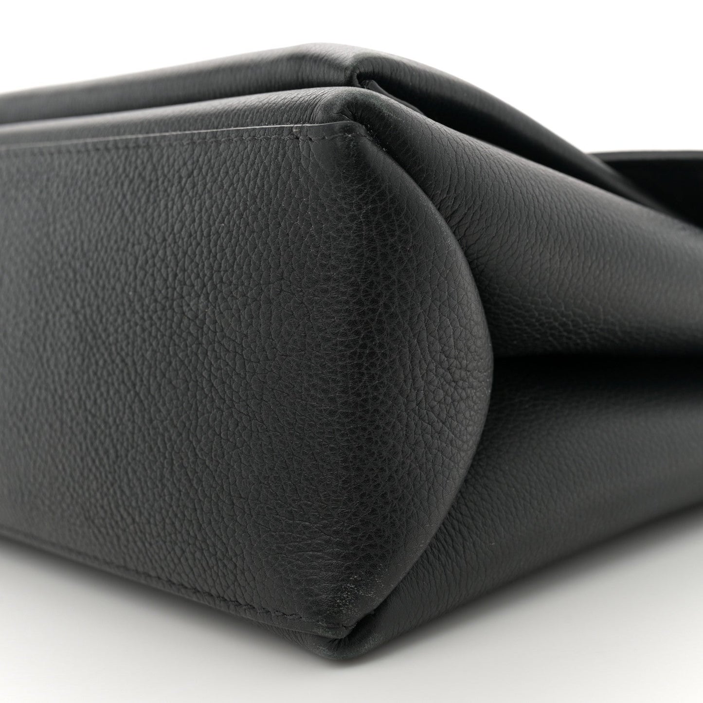 Soft Calfskin My Lockme Top Handle Black