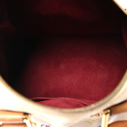 Monogram Multicolor Speedy 30 White