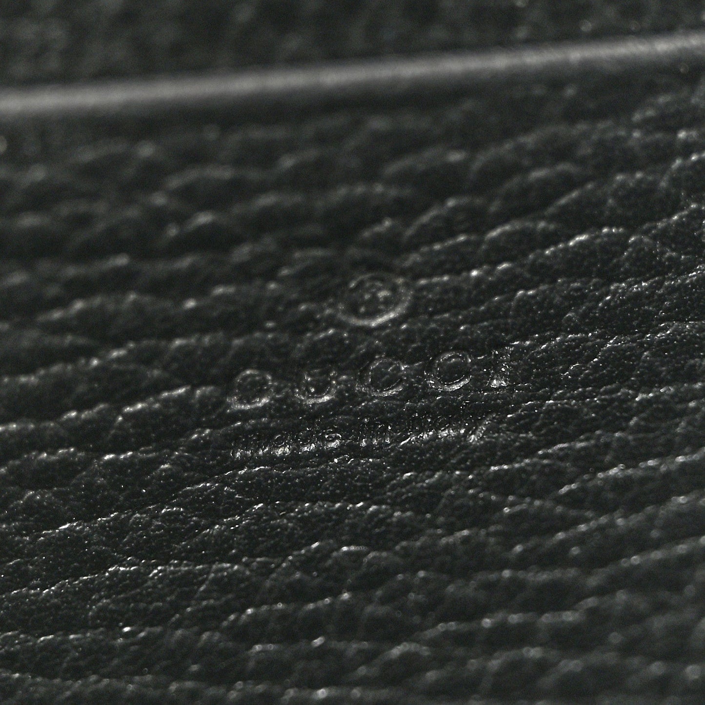 Calfskin Mini Dionysus Chain Wallet Black