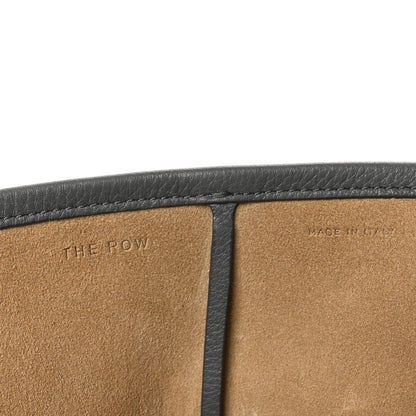 Grained Calfskin Park Tote Three Charcoal
