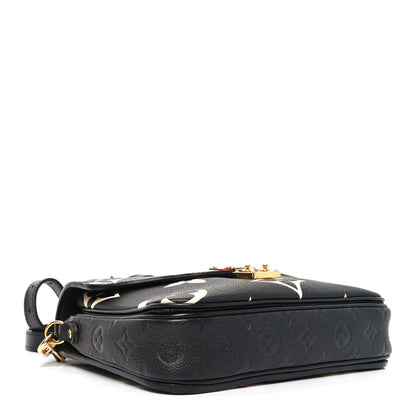 Empreinte Monogram Giant Crafty Pochette Metis Black Creme