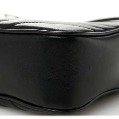 Calfskin Matelasse Monogram Lou Camera Bag Black