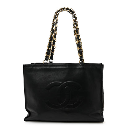 Lambskin CC Tote Black