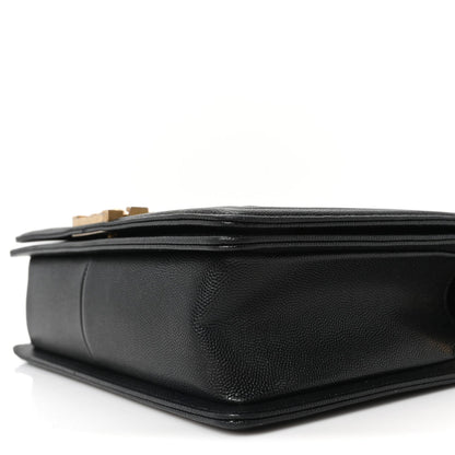 Caviar Quilted New Medium Boy Flap Black