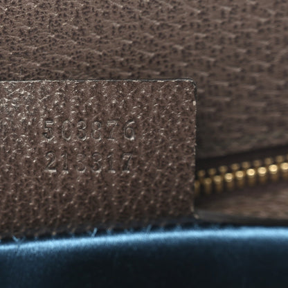 GG Supreme Monogram Web Medium Ophidia Chain Shoulder Bag Brown
