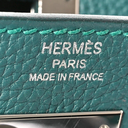 Togo Au Pas Kelly Retourne 28 Malachite Turquoise Black