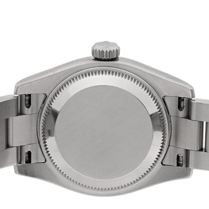 Stainless Steel 26mm Oyster Perpetual Datejust Watch Pink Roman 179160