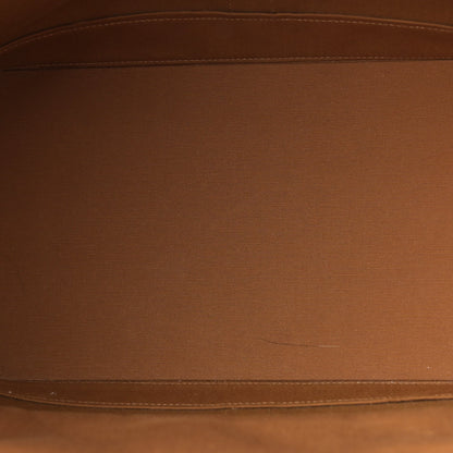 Triomphe Canvas Calfskin Medium Cabas Bag Grege