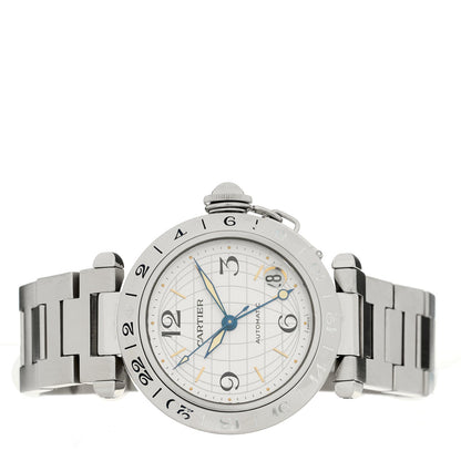 Stainless Steel 35mm Pasha GMT Automatic Watch